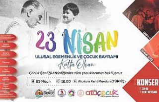 Atakum Belediyesi’nden 23 Nisan’da “Çocuk Şenliği”