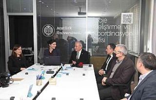 Avrupa araştırmacılar gecesine Atatürk Üniversitesi...