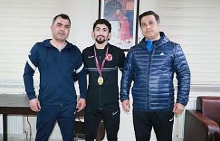 Avrupa Şampiyonu Kerem Kamal’a memleketinde coşkulu...