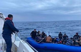 Aydın’da 28 düzensiz göçmen kurtarıldı