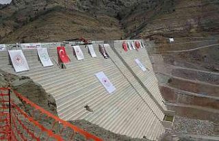 Bahçecik Barajı’nda su tutma töreni gerçekleştirildi