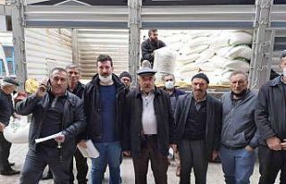 Bal üreticilerine 15 ton şeker dağıtıldı
