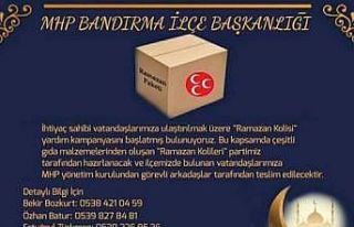 Bandırma MHP’den gönül seferberliği