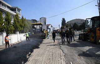 Başiskele’de asfalt çalışmaları sürüyor