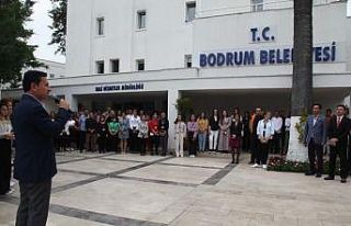 Başkan Aras, belediye personeli ile bayramlaştı
