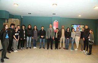 Başkan Atay, yabancı öğrencileri ağırladı