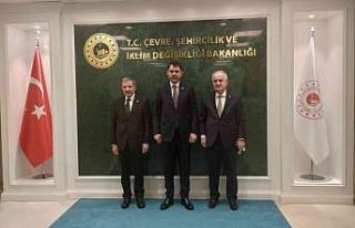 Başkan Aygün, Bakan Kurum ile projeler hakkında...