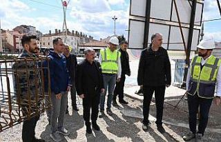 Başkan bedesten ve yeraltı otopark inşaatını...