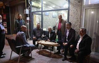 Başkan Büyükkılıç, eşi ile birlikte şehit...