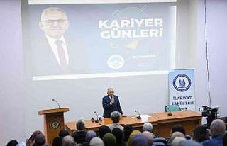 Başkan Büyükkılıç, ilahiyat öğrencileri ile...