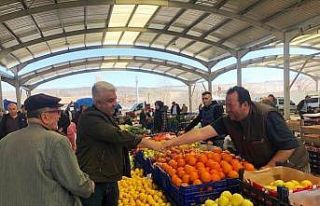 Başkan Çalışkan’dan pazaryeri ziyaret