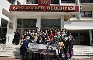 Başkan Çelik Erasmus öğrencilerine kırsal hizmetlerini...