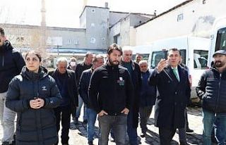 Başkan Demir, Kars Garajını gezdi