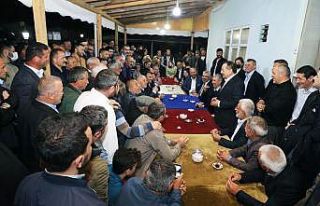 Başkan Demir yatırımları inceledi, vatandaşlarla...