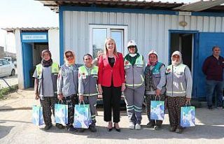 Başkan Doğan çalışma arkadaşlarıyla bayramlaştı