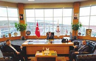 Başkan Doğan’dan Rektör Uysal’a taziye ziyareti