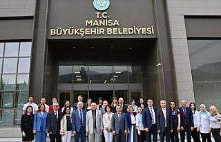 Başkan Ergün personeliyle bayramlaştı
