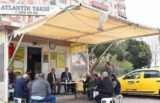 Başkan Esen, taksici esnafı ile bir araya geldi