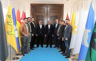 Başkan Güder’e iş adamlarından istişare ziyareti