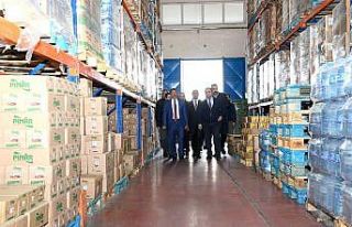 Başkan Gürkan, Esenlik depolarında incelemelerde...