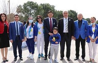 Başkan Özcan, özel çocukların etkinliğine katıldı