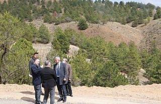 Başkan Saygılı yeni mezarlık çalışmalarını...