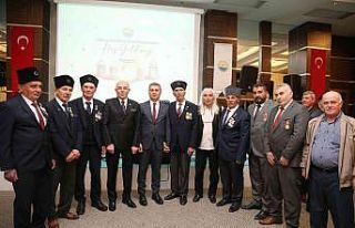 Başkan Şimşek, şehit yakınları ve gazilerle...