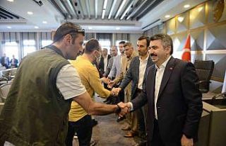 Başkan Yılmaz, personeliyle bayramlaştı