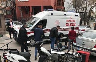 Başkent’te otomobile çarpan motosikletin sürücüsü...