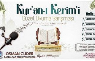 Battalgazi’de umre ödüllü Kur’an-ı Kerim okuma...