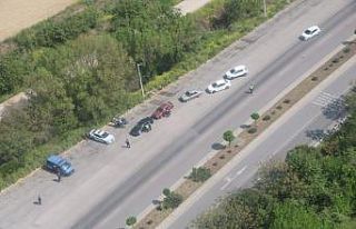 Bayram öncesi Manisa’da helikopterli trafik denetimi