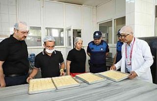 Bayram öncesi market ve imalathaneler denetlendi