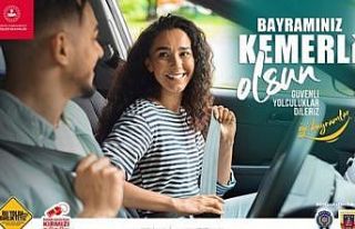 Bayram yolculukları öncesi emniyet kemeri uyarısı