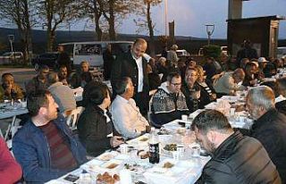 Belediye personelleri iftarda buluştu