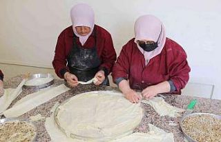 Beypazarı’nın 80 katlı baklavası için yoğun...