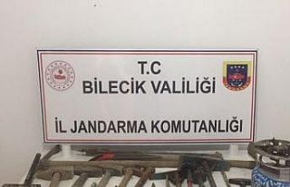 Bilecik’te kaçak kazı operasyonu: 2 gözaltı