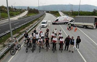 Birinci olabilmek için kilometrelerce pedal çevirdiler