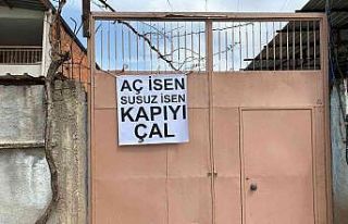 Bu kapıya gelen ne aç kalıyor ne de susuz