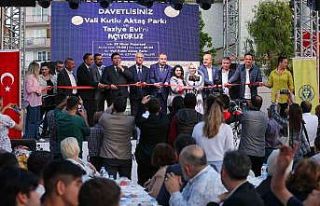 Buca’da Vali Kutlu Aktaş Parkı ve Taziye Evi açıldı