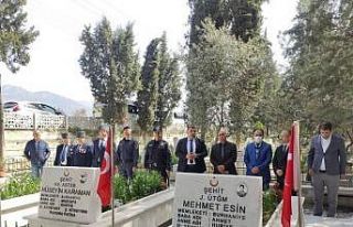 Buharkent’te Şehit Üsteğmen Mehmet Esin anıldı