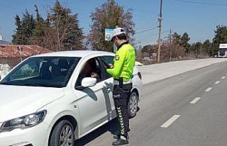 Burdur’da hız limitini aşan 158 sürücüye para...