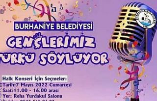 Burhaniye’de ’Gençlerimiz Türkü Söylüyor’...