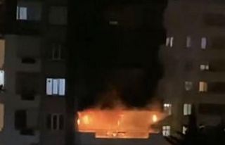 Bursa’da korkutan yangın.. Ev alev alev yandı