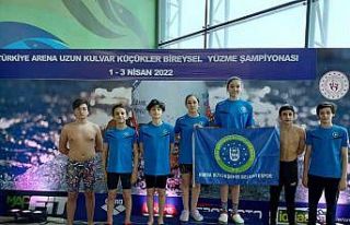 Bursalı yüzücüler Trabzon’dan madalya ile döndü