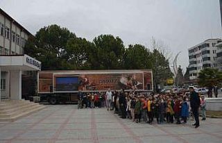 Çanakkale Savaşları Mobil Müze Tırı Gediz’de