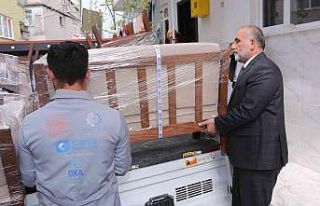 Canik’te bayram öncesi yüzler güldü