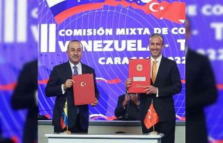 Çavuşoğlu, Venezuela Devlet Başkanı Maduro ile...