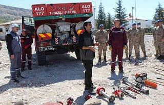 Çemişgezek’te jandarma ve güvenlik korucularına...