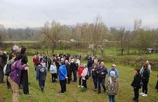 Çevreciler hurda eritme fabrikasına karşı toplandı