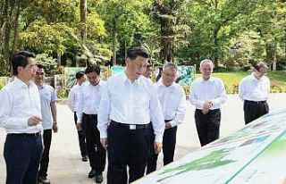 Çin Devlet Başkanı Jinping, Hainan Tropikal Yağmur...